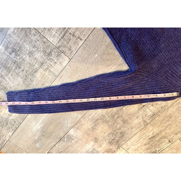 Athleta Ribbed Button-Down Cardigan Sweater XS Tall Soft Wool Blend Long Sleeves - Picture 10 of 11